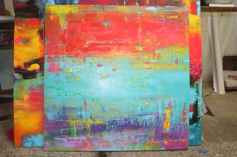 Original Contemporary Abstract Painting by Laura Spring