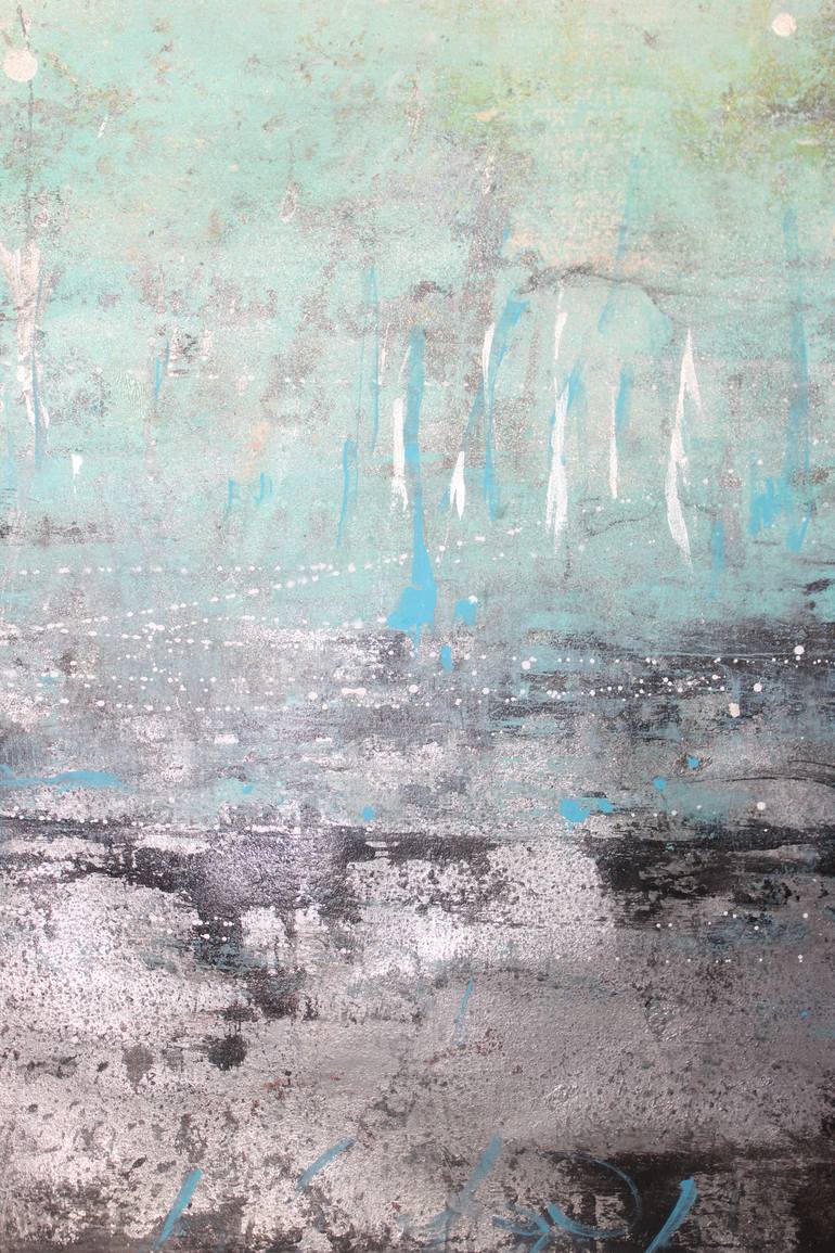 Original Abstract Expressionism Abstract Painting by Laura Spring