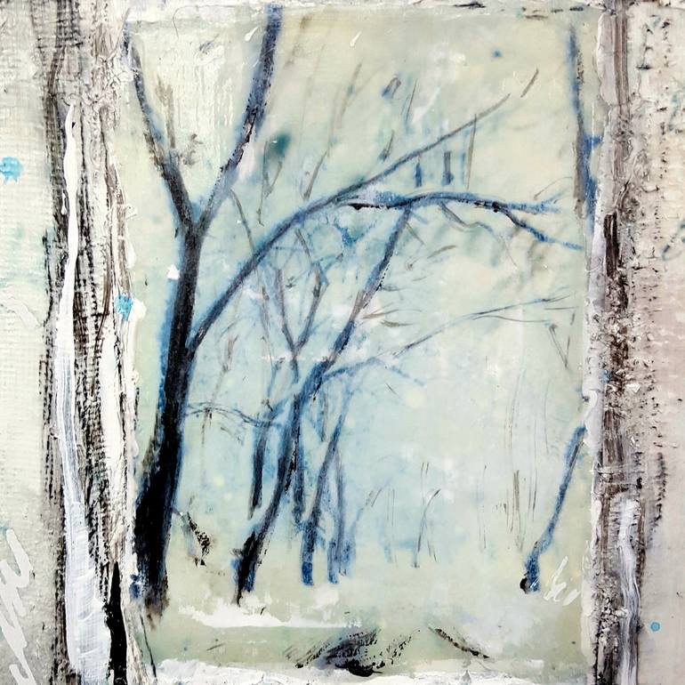 Original Modernism Abstract Painting by Laura Spring