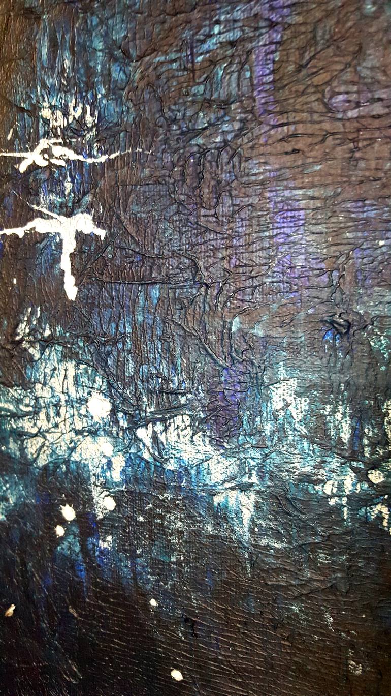 Original Abstract Expressionism Abstract Painting by Laura Spring