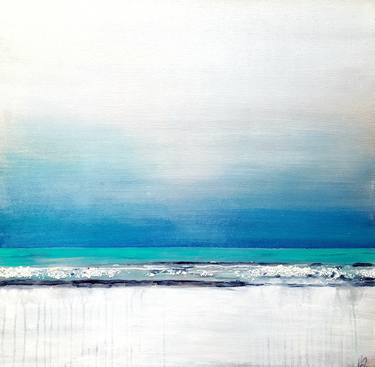 Print of Abstract Beach Paintings by Laura Spring