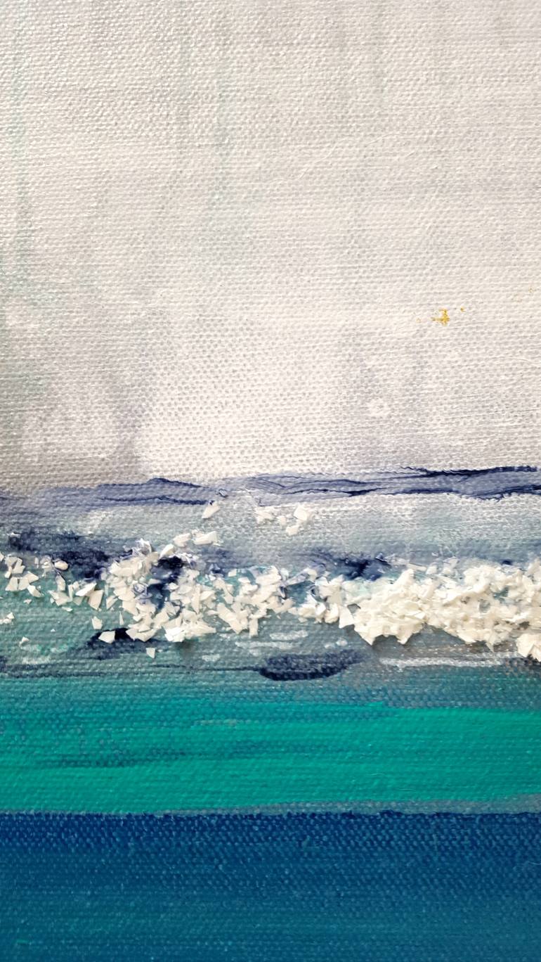 Original Beach Painting by Laura Spring