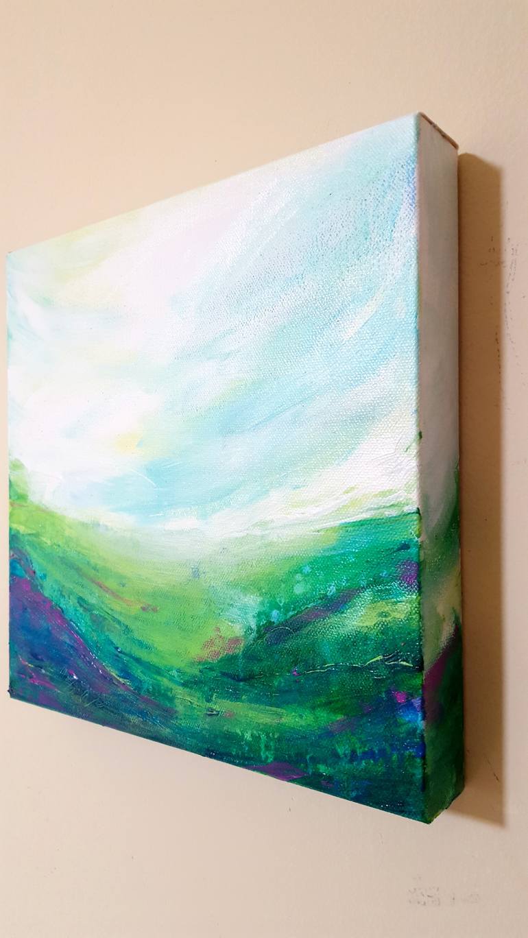 Original Abstract Landscape Painting by Laura Spring