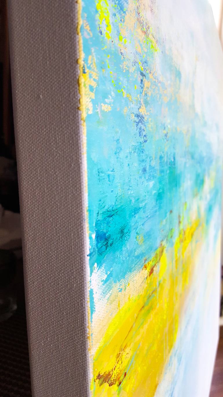 Original Abstract Expressionism Abstract Painting by Laura Spring