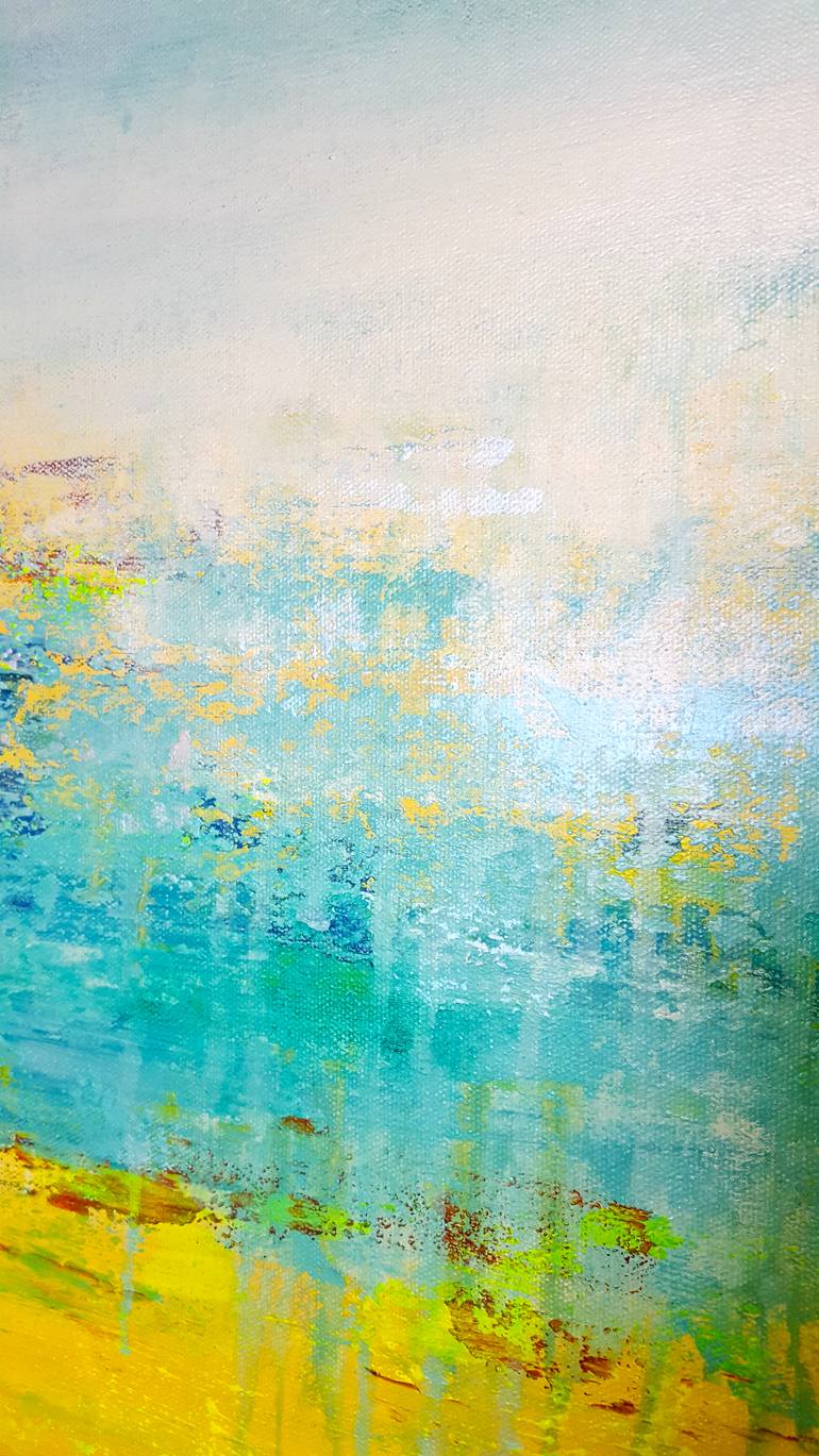 Original Abstract Expressionism Abstract Painting by Laura Spring