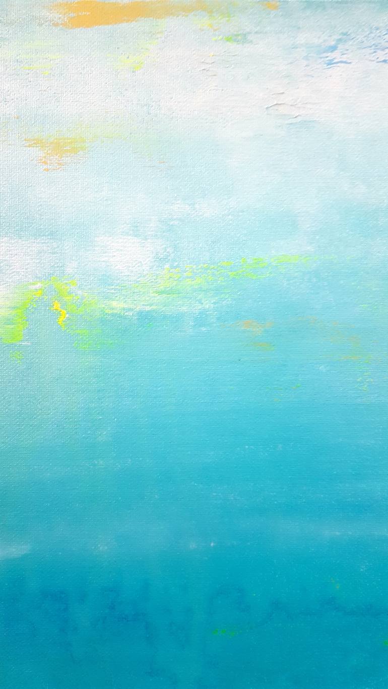 Original Abstract Seascape Painting by Laura Spring