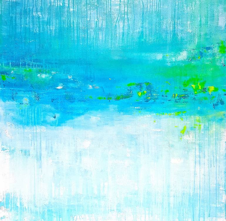 Original Fine Art Abstract Painting by Laura Spring