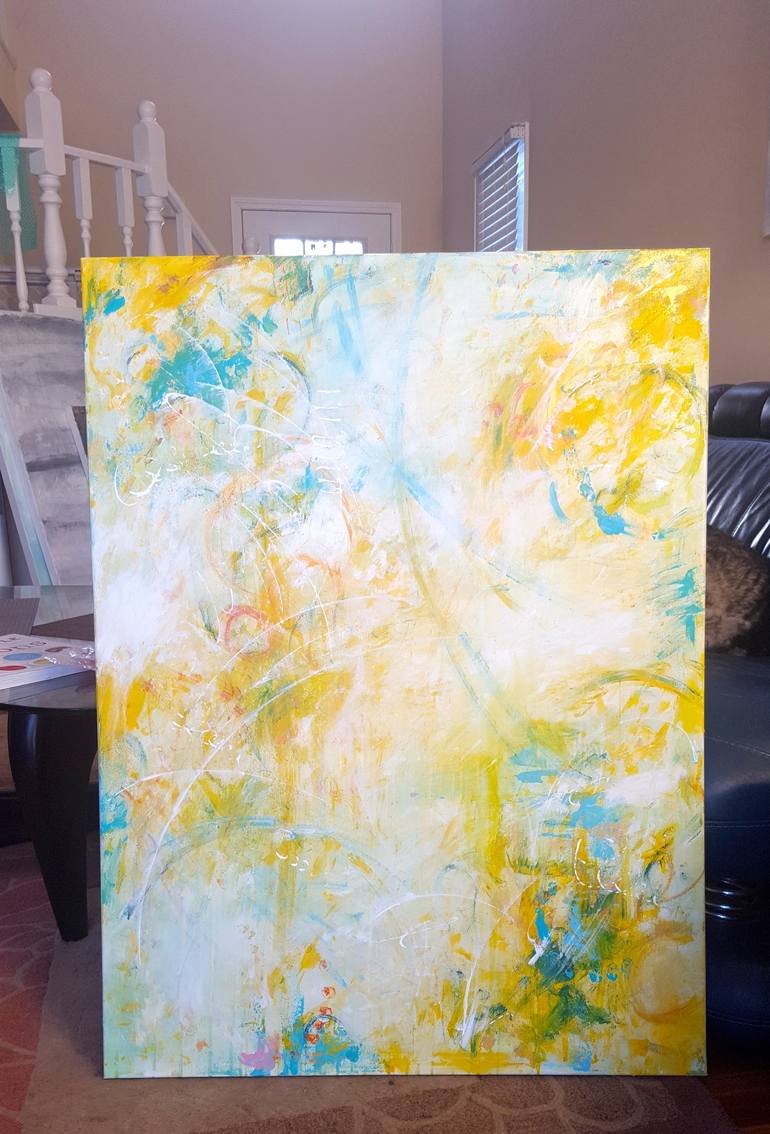 Original Abstract Painting by Laura Spring