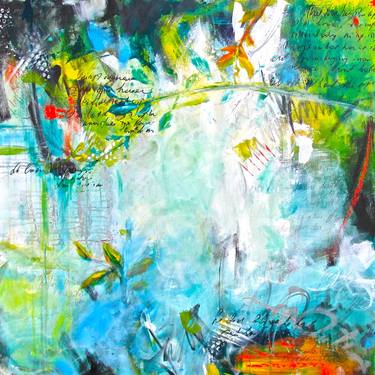 Original Abstract Expressionism Abstract Paintings by Laura Spring