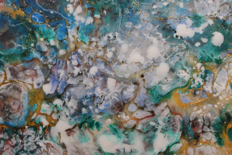 Original Abstract Expressionism Abstract Painting by Laura Spring