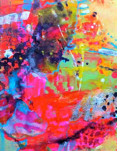 Original Abstract Expressionism Abstract Paintings by Laura Spring