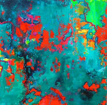 Original Abstract Expressionism Abstract Paintings by Laura Spring