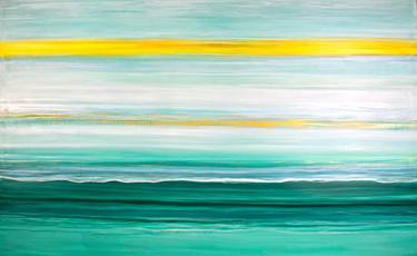 Print of Abstract Seascape Paintings by Laura Spring