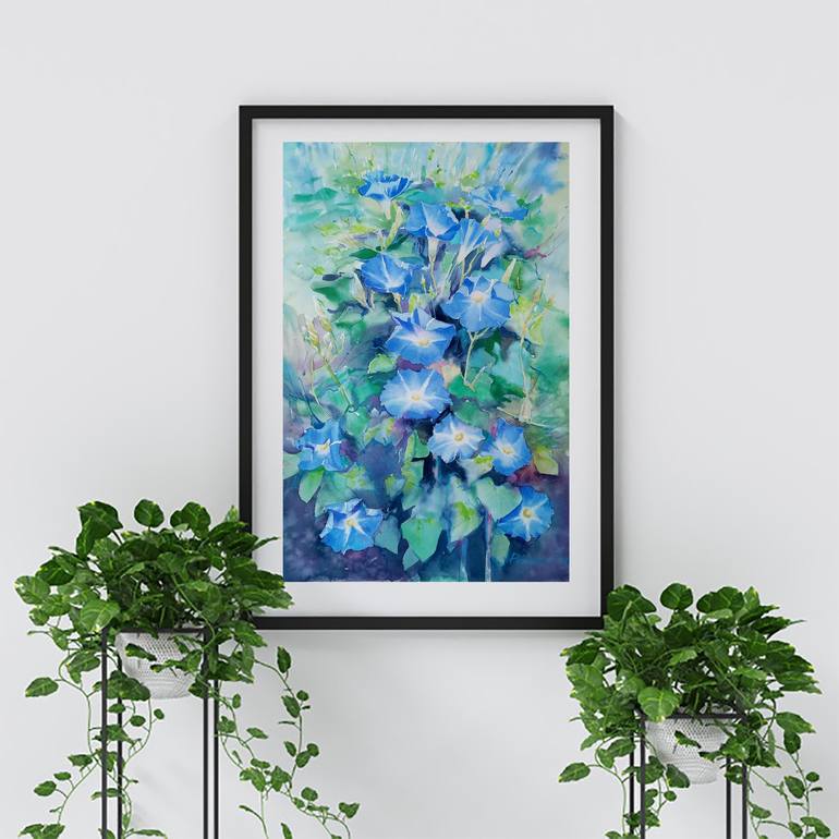 Original Floral Painting by Olena Polovna