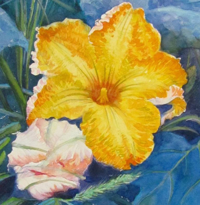 Original Realism Floral Painting by Olena Polovna
