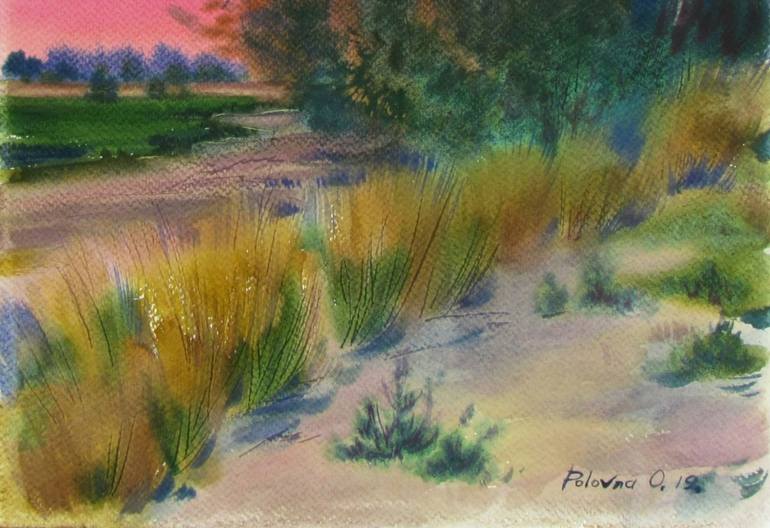 Original Landscape Painting by Olena Polovna