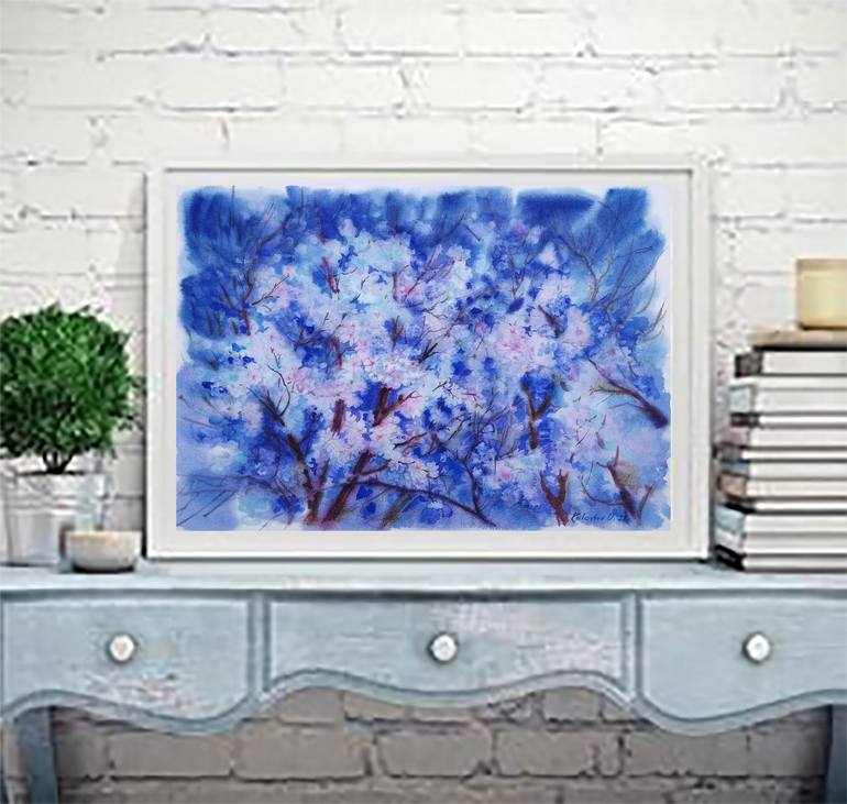 Original Floral Painting by Olena Polovna