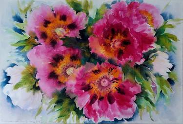 Print of Fine Art Floral Paintings by Olena Polovna