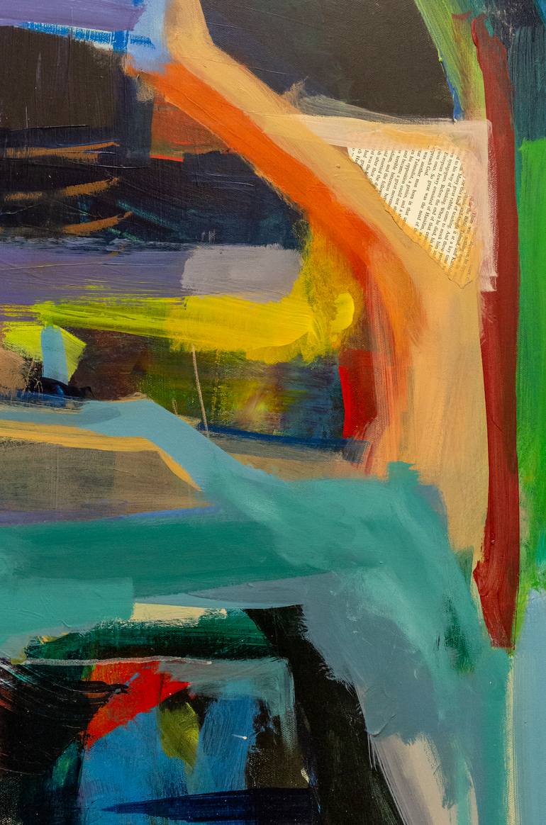 Original Abstract Expressionism Abstract Painting by Kelly Mills