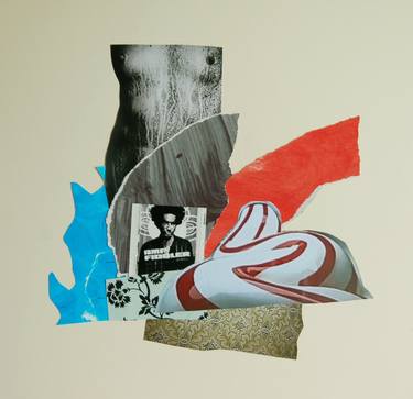 Original Pop Art Love Collage by Richard Stoller