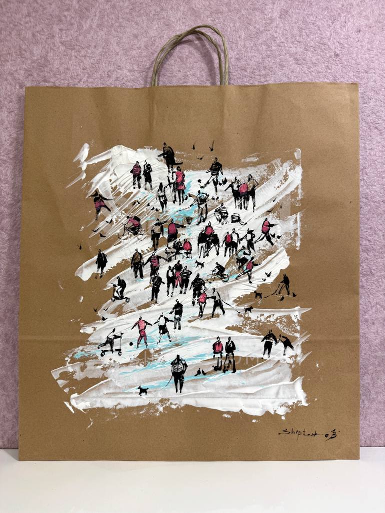 Original Contemporary People Painting by Bohdan Shyptenko