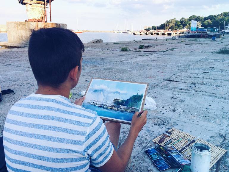 Original Other Seascape Painting by Bohdan Shyptenko