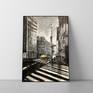 Acrylic Painting on Canvas board
New York / City / black & white / Urban
Signed artwork
This monochrome painting will stylishly decorate your interior