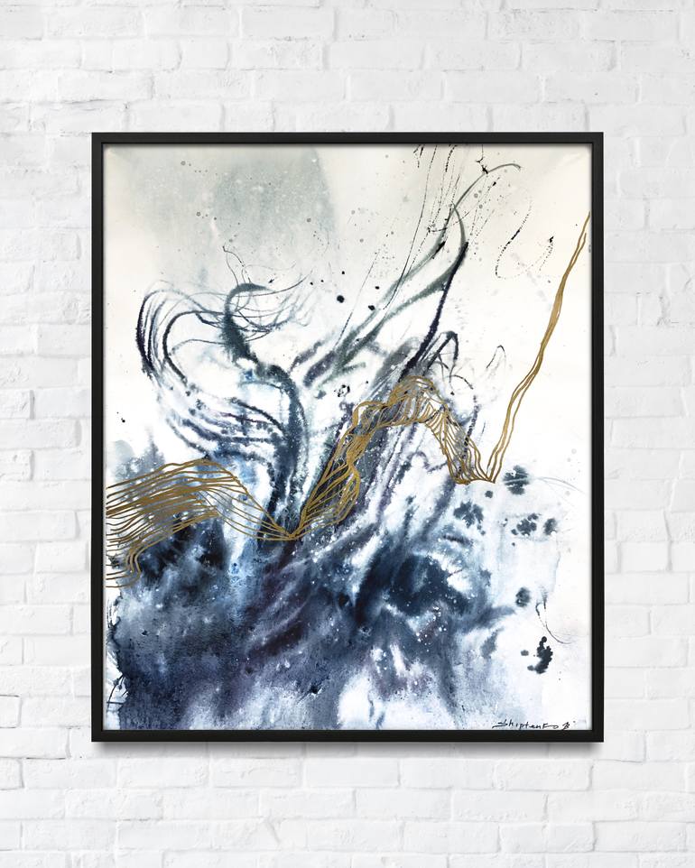 Original Abstract Painting by Bogdan Shiptenko
