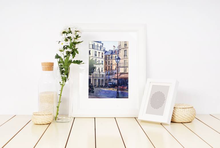 Original Illustration Cities Drawing by Bohdan Shyptenko