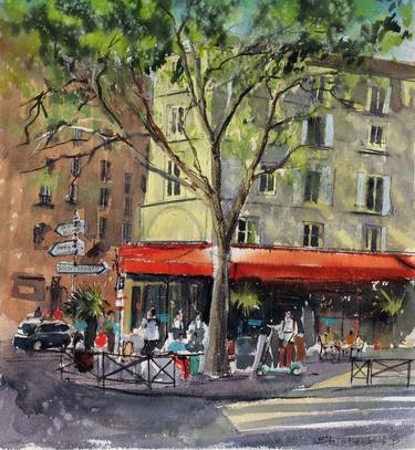 Paris Street Scene thumb