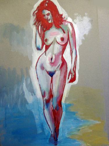 Print of Figurative Nude Paintings by lia chavchanidze