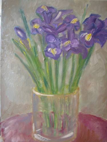 Original Floral Painting by ninel sidarok