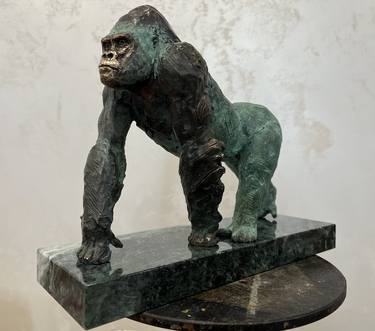 Original Art Nouveau Animal Sculpture by Vitaliy Semenchenko