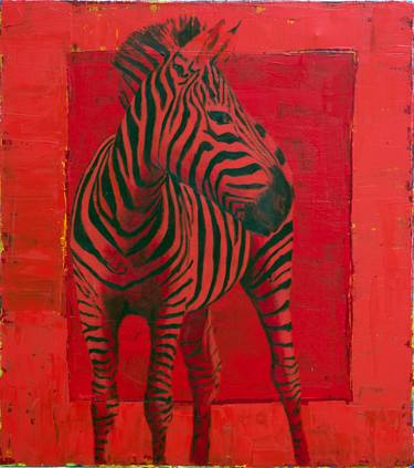 Original Figurative Animal Paintings by Lilu Dreizehn