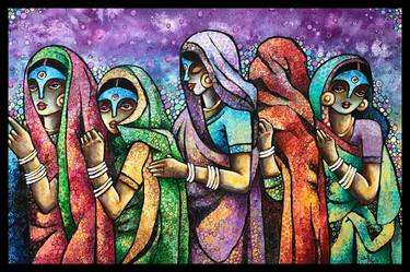 Print of People Paintings by Sonali Mohanty