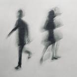 Walking figures by Robert Schmid