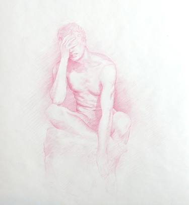 Original Nude Drawings by Robert Schmid