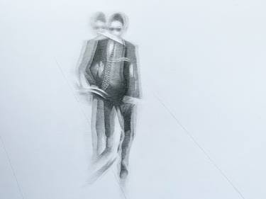 Original Conceptual Men Drawings by Robert Schmid