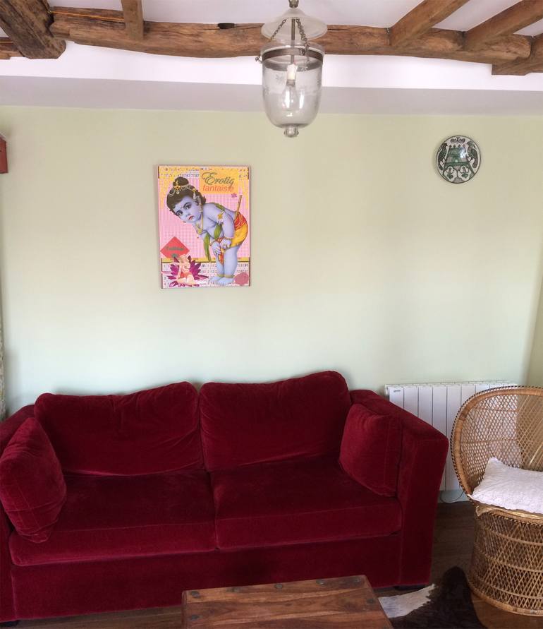 Original Figurative People Collage by Katell Le Bourdonnec