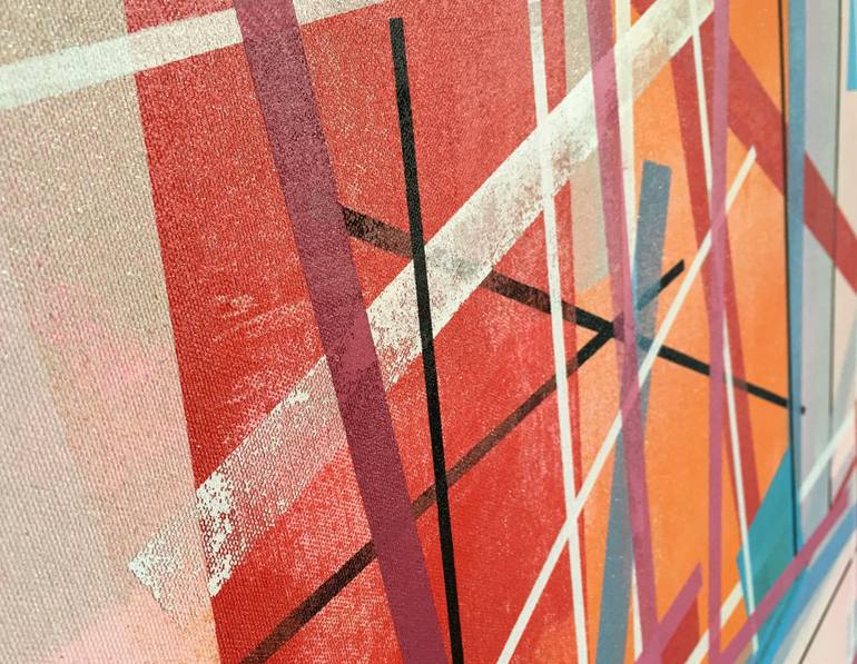 Original Abstract Expressionism Abstract Painting by David Whitworth
