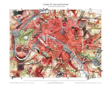 Paris et les banlieues, la recherche des objets retrouvés - Limited Edition 4 of 10 thumb