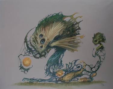 Original Contemporary Fantasy Painting by Ed Schaap