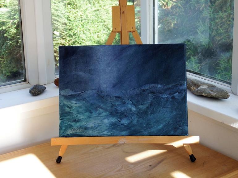 Original Fine Art Seascape Painting by Mari Lynch