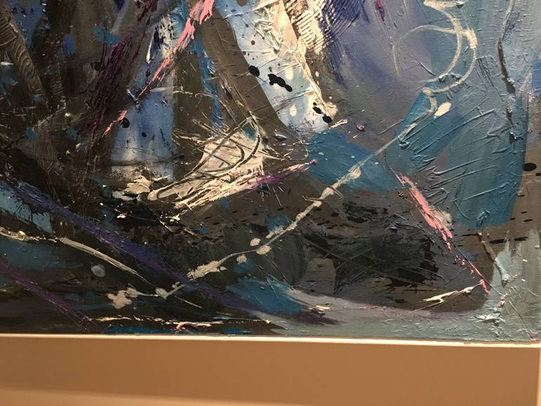 Original Abstract Expressionism Abstract Painting by Marion Parker Nd