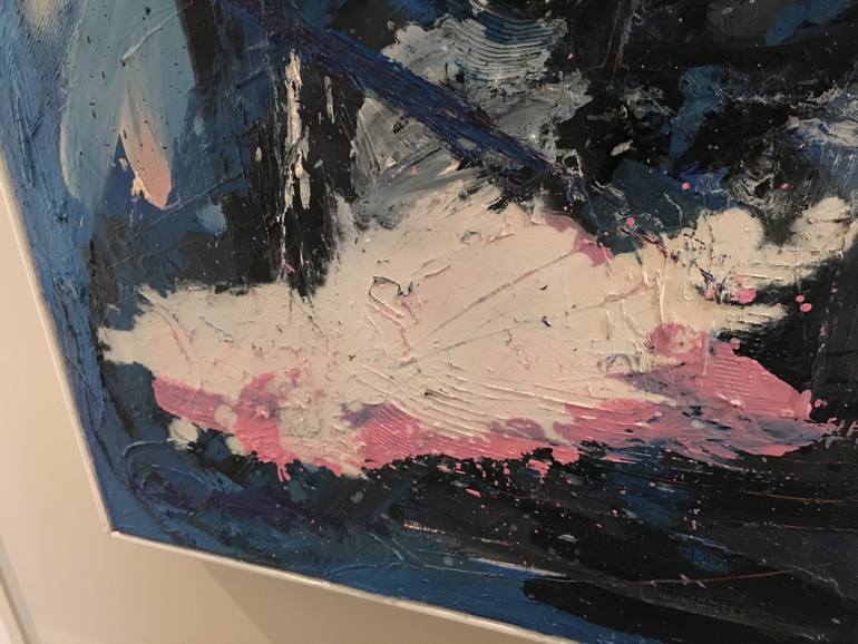 Original Abstract Expressionism Abstract Painting by Marion Parker Nd