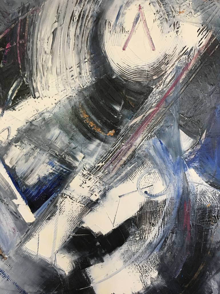 Original Abstract Music Painting by Marion Parker Nd