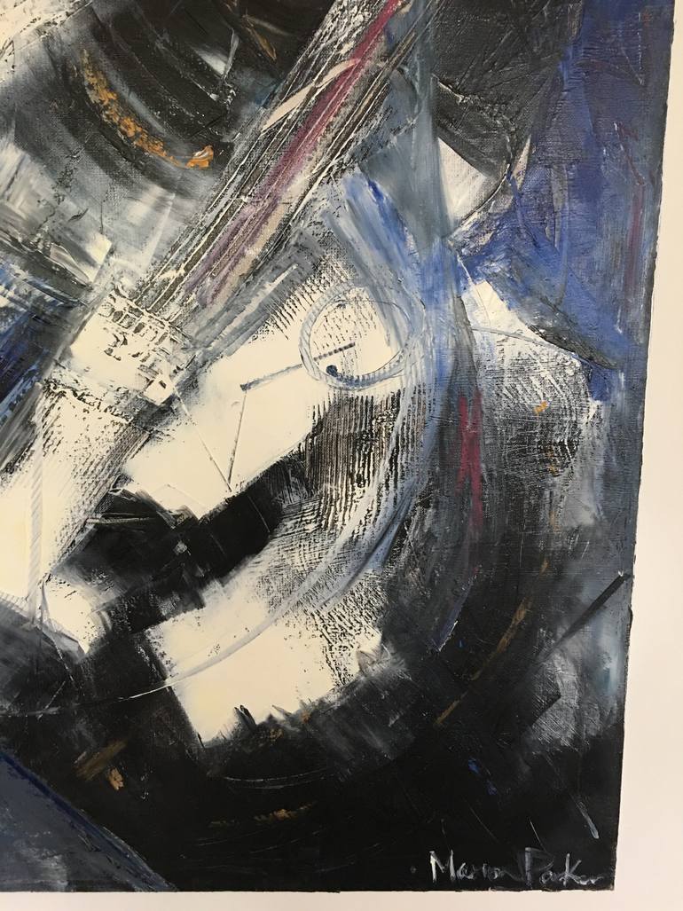 Original Abstract Music Painting by Marion Parker Nd