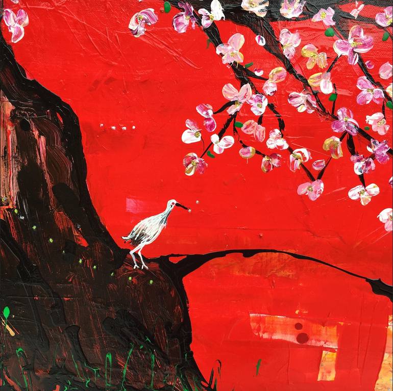 Original Impressionism Botanic Painting by Marion Parker Nd