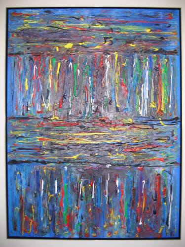 Original Abstract Expressionism Patterns Paintings by Stephen Epstein