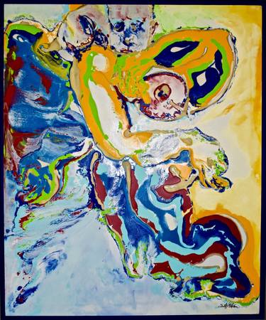 Print of Abstract People Paintings by Stephen Epstein